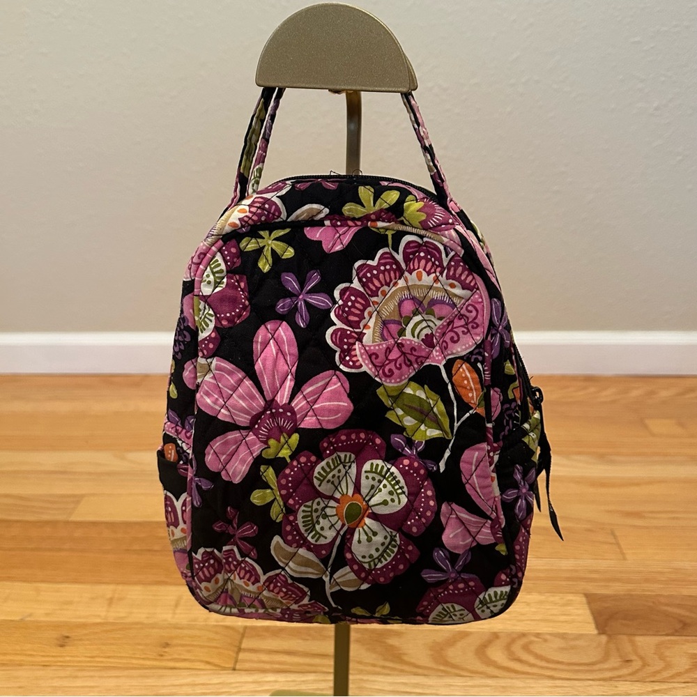 Vera Bradley Quilted Lunch Bag, Pirouette Pink Pattern (Retired) - Picture 2 of 4